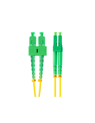Lanberg FO-SALA-SD11-0020-YE Cable de fibra óptica e InfiniBand 2 m SC LC Amarillo