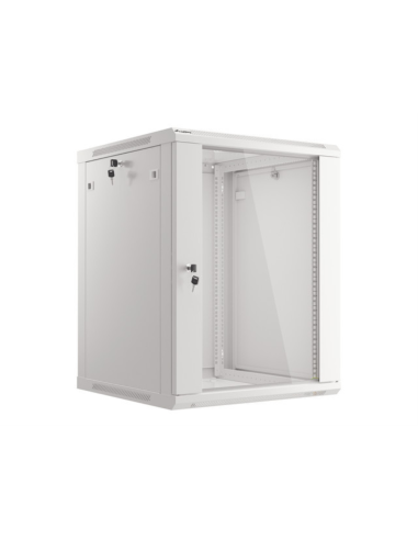 Lanberg WF01-6615-10S armario rack 15U Bastidor de pared Gris