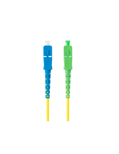 Lanberg FO-SASU-SS21-0010-YE Cable de fibra óptica e InfiniBand 1 m SC Amarillo