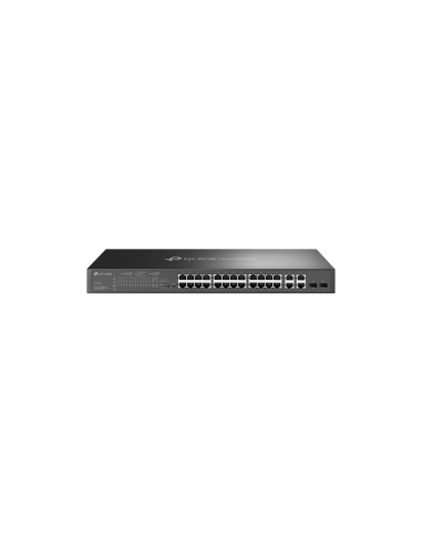 TP-Link Omada SL2428P switch Gestionado L2 Fast Ethernet (10/100) Energía sobre Ethernet (PoE) 1U Negro