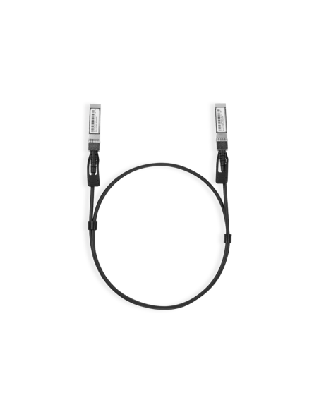 TP-Link TL-SM5220-1M Cable de fibra óptica e InfiniBand SFP+ DAC Negro