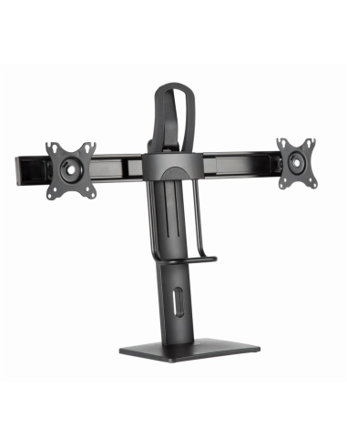 Gembird MS-D2-01 soporte para monitor 68,6 cm (27") Escritorio Negro