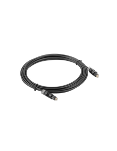 Lanberg CA-TOSL-10CC-0010-BK Cable de fibra óptica e InfiniBand 1 m Toslink Negro
