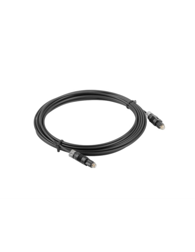 Lanberg CA-TOSL-10CC-0010-BK Cable de fibra óptica e InfiniBand 1 m Toslink Negro