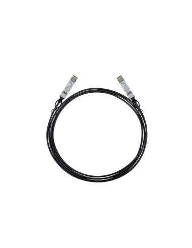 TP-Link Omada SM5220-3M Cable de fibra óptica e InfiniBand SFP+ DAC Negro
