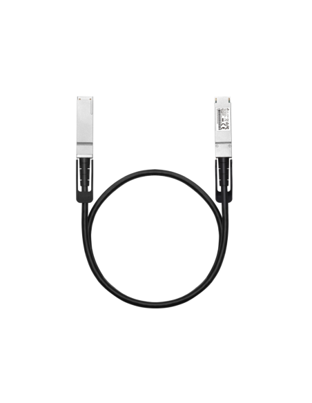 TP-Link Omada SM9220-1M Cable de fibra óptica e InfiniBand QSFP28 Twinax Negro