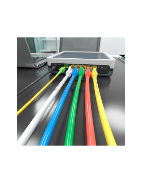 AISENS Cable Fibra Óptica Latiguillo G657A2 3.0 9/125 SMF Simplex CPR DCA LSZH, SC/APC-SC/APC, Amarillo, 7.0m