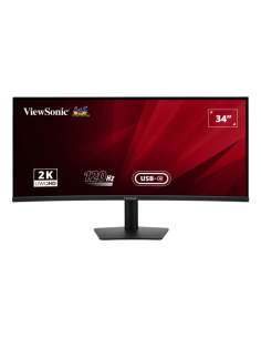 Viewsonic VA VA3420C pantalla para PC 86,4 cm (34") 3440 x 1440 Pixeles UltraWide Quad HD LED Negro