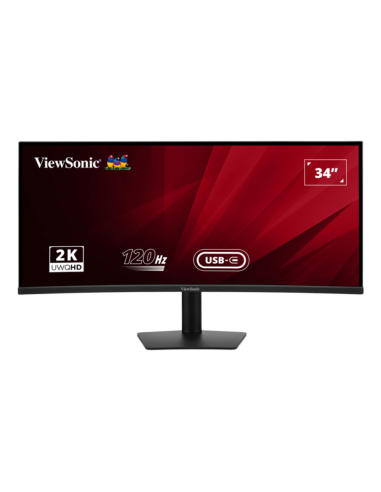Viewsonic VA VA3420C pantalla para PC 86,4 cm (34") 3440 x 1440 Pixeles UltraWide Quad HD LED Negro