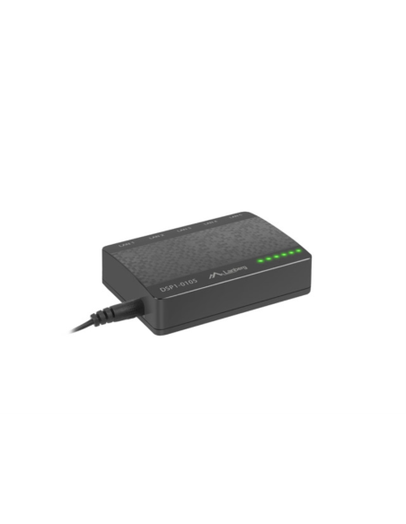 Lanberg DSP1-0105 switch No administrado Fast Ethernet (10/100) Negro