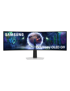 Samsung G93SD pantalla para PC 124,5 cm (49") 5120 x 1440 Pixeles Dual QHD OLED Plata