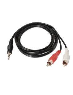 AISENS A128-0148 cable de audio 3 m 3,5mm 2 x RCA Negro 2