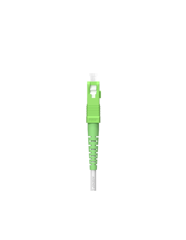 AISENS Cable Fibra Óptica Latiguillo G657A2 3.0 9/125 SMF Simplex CPR DCA LSZH, SC/APC-SC/APC, Blanco, 80 m