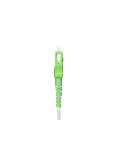 AISENS Cable Fibra Óptica Latiguillo G657A2 3.0 9/125 SMF Simplex CPR DCA LSZH, SC/APC-SC/APC, Blanco, 100 m