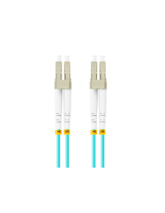 Lanberg FO-LULU-MD31-0050-TQ Cable de fibra óptica e InfiniBand 5 m LC Color aguamarina