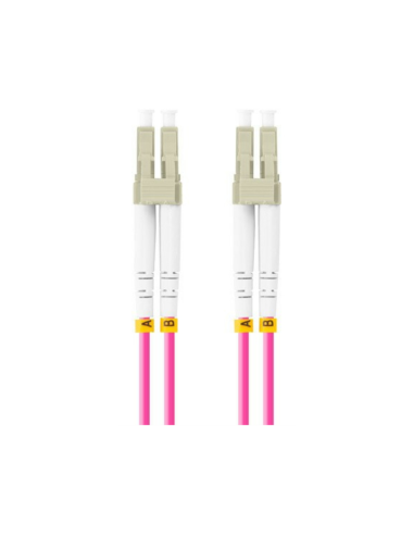 Lanberg FO-LULU-MD41-0005-VT Cable de fibra óptica e InfiniBand 0,5 m LC LC/UPC Violeta