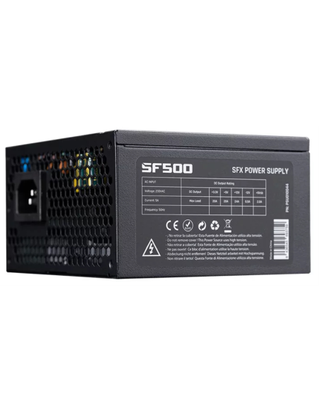 Hiditec SF500 unidad de fuente de alimentación 500 W 20+4 pin ATX SFX Negro