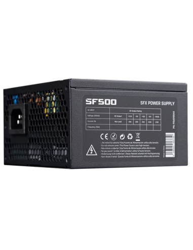 Hiditec SF500 unidad de fuente de alimentación 500 W 20+4 pin ATX SFX Negro