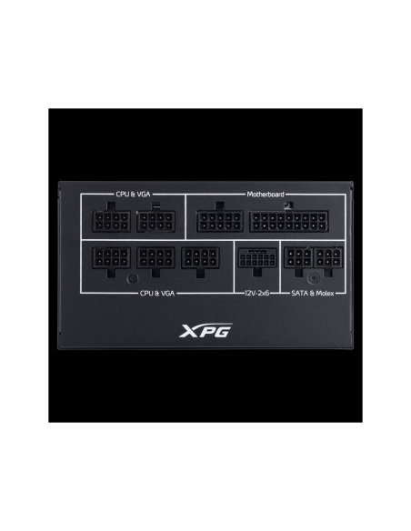 XPG COREREACTOR II VE 750W unidad de fuente de alimentación 24-pin ATX ATX Negro