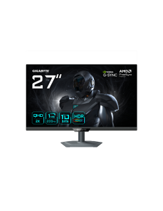 GIGABYTE G27Q2 Monitor Gaming 27” 2K QHD - 2560 x 1440, 200Hz, 1ms, 350 cd/m², Compatible con G-Sync, FreeSync Premium, HDR10, H