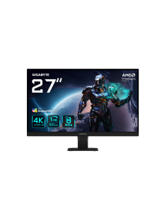 GIGABYTE GS27U 27" Monitor de juegos UHD - 3840 x 2160, 160Hz, 1ms, 350 cd/m², Display HDR400, HDMI 2.1, DisplayPort 1.4