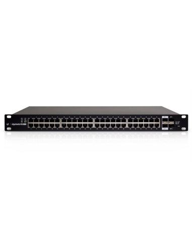 Ubiquiti ES-48-500W switch Gestionado L2/L3 Gigabit Ethernet (10/100/1000) Energía sobre Ethernet (PoE) 1U Negro