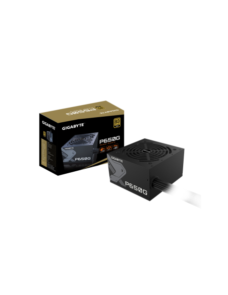 GIGABYTE GP-P650G unidad de fuente de alimentación 650 W 20+4 pin ATX ATX Negro