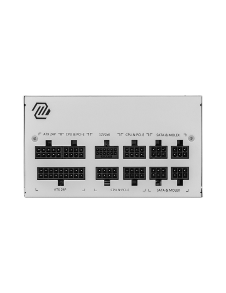 MSI MAG A850GL PCIE5 WHITE unidad de fuente de alimentación 850 W 20+4 pin ATX ATX Blanco
