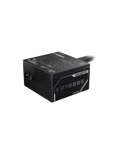 GIGABYTE P750BS Fuente de Alimentación - PCI-E 6+2 Pin x 4, 80 PLUS Bronze, Ventilador de 120 mm, Compatible con ATX, Enchufe EU