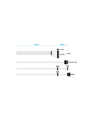 AISENS Fuente Alimentacion SFX 500W OEM, Plata