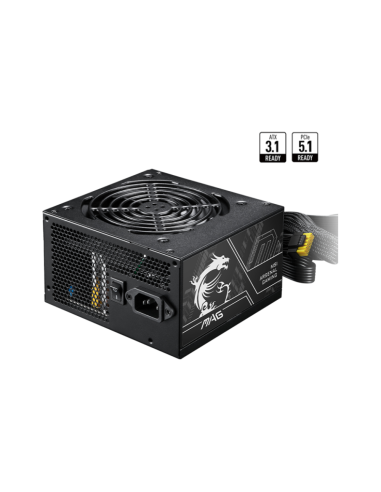 MSI MAG A750BN PCIE5 II unidad de fuente de alimentación 750 W 24-pin ATX ATX Negro