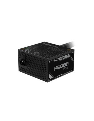 GIGABYTE P650G PCIE 5.1 Fuente de alimentación – PCIe 5.1, 80 PLUS Silver, ventilador de 120mm, compatible con ATX 3.1, enchufe 