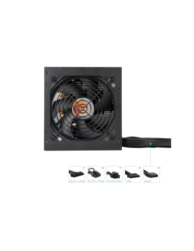 TooQ Fuente de Alimentación ATX 650W APFC 80Plus Bronze