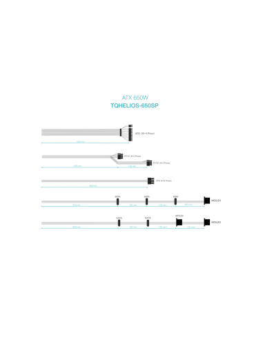 TooQ Fuente de Alimentación ATX 650W APFC 80Plus Bronze