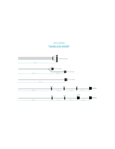 TooQ Fuente de Alimentación ATX 650W APFC 80Plus Bronze