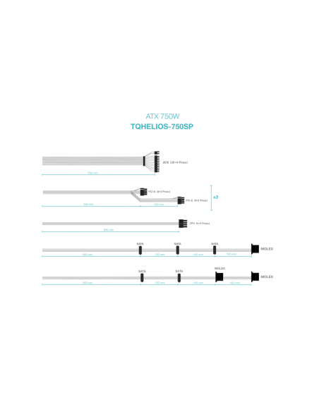 TooQ Fuente de alimentación ATX 750W APFC 80Plus Bronze