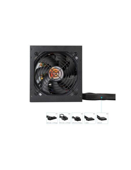 TooQ Fuente de alimentación ATX 850W APFC 80Plus Bronze