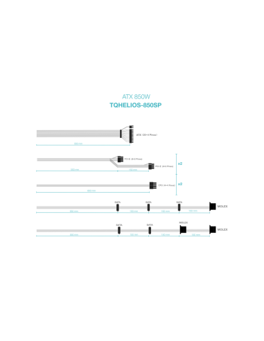 TooQ Fuente de alimentación ATX 850W APFC 80Plus Bronze