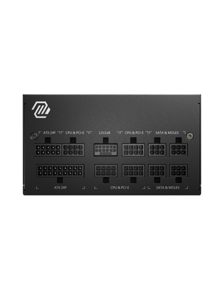 MSI MAG A750GL PCIE5 unidad de fuente de alimentación 750 W 20+4 pin ATX ATX Negro