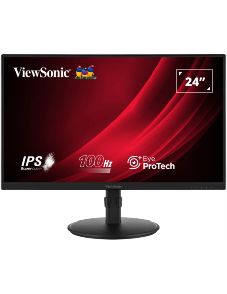 Viewsonic VA VA2408-HDJ pantalla para PC 61 cm (24") 1920 x 1080 Pixeles Full HD LED Negro