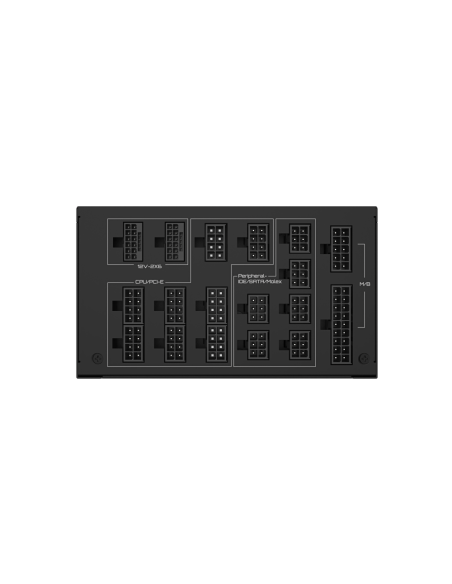 GIGABYTE UD1600PM PG5 AI TOP unidad de fuente de alimentación 1600 W 20+4 pin ATX ATX Negro