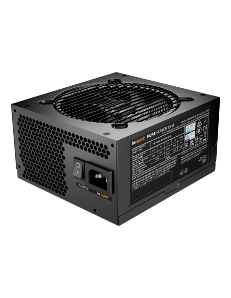 be quiet! Pure Power 13 M | 750W unidad de fuente de alimentación 20+4 pin ATX ATX Negro