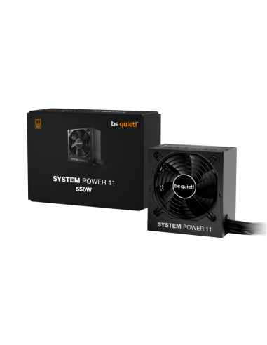 be quiet! System Power 11 550W unidad de fuente de alimentación 20+4 pin ATX ATX Negro