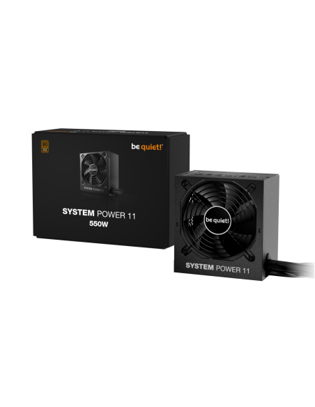 be quiet! System Power 11 550W unidad de fuente de alimentación 20+4 pin ATX ATX Negro