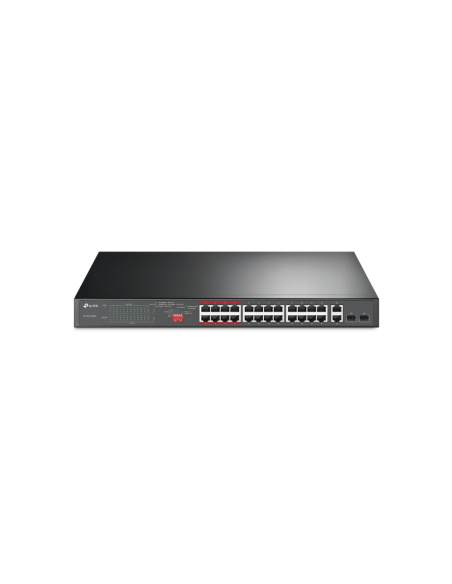 TP-Link TL-SL1226P switch No administrado Gigabit Ethernet (10/100/1000) Energía sobre Ethernet (PoE) 1U Gris