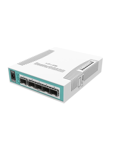 Mikrotik CRS106-1C-5S switch Gigabit Ethernet (10/100/1000) Energía sobre Ethernet (PoE) Blanco