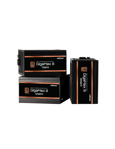 Zalman GigaMax III unidad de fuente de alimentación 750 W ATX Negro