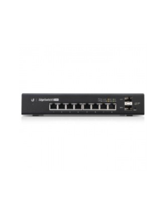 Ubiquiti EdgeSwitch 8 Gestionado Gigabit Ethernet (10/100/1000) Energía sobre Ethernet (PoE) Negro