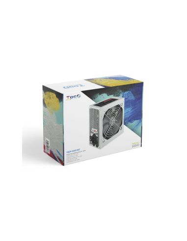 TooQ TQEP-500S-INT unidad de fuente de alimentación 500 W 24-pin ATX ATX Plata