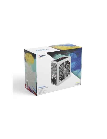 TooQ TQEP-500S-INT unidad de fuente de alimentación 500 W 24-pin ATX ATX Plata